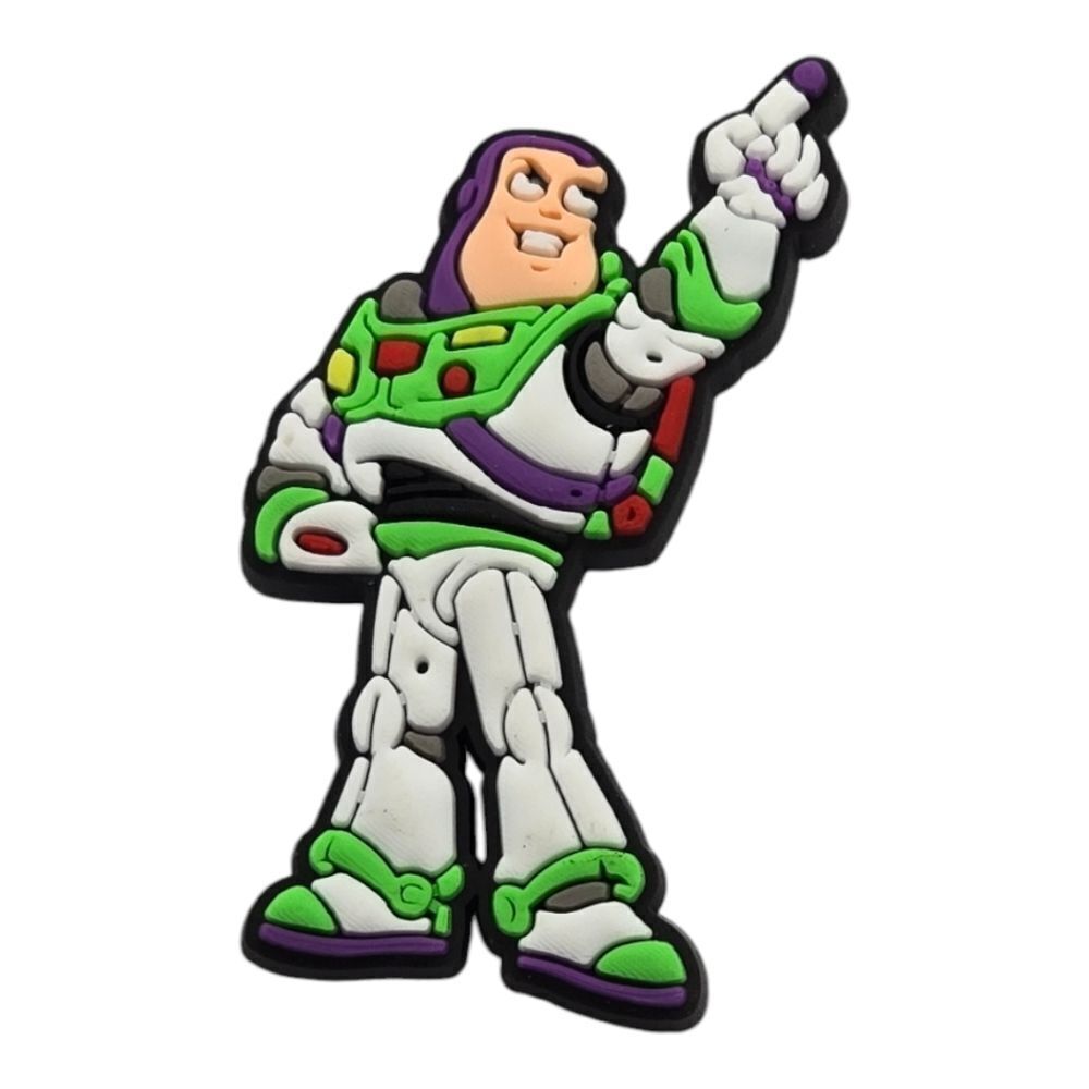 6/$20 Disney Buzz Lightyear Shoe Charms Crocs Rubber Shoe Jewelry Toy Story New